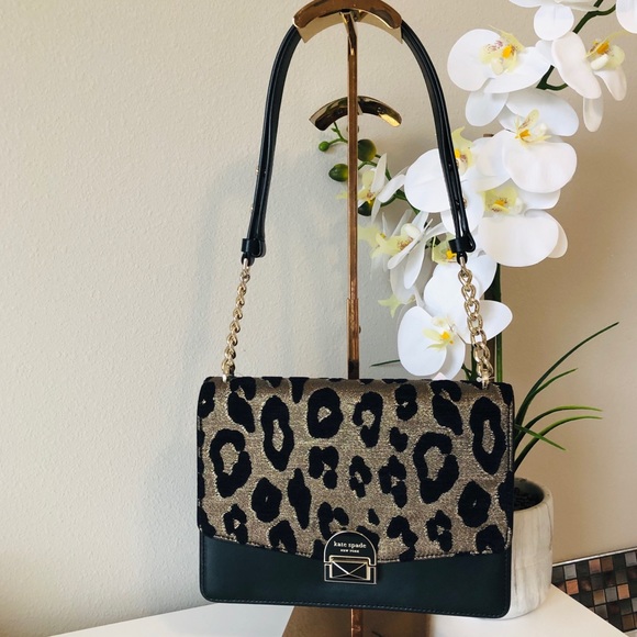 Kate Spade Neve Ocelot Medium convertible Bag NWT - Picture 2 of 8